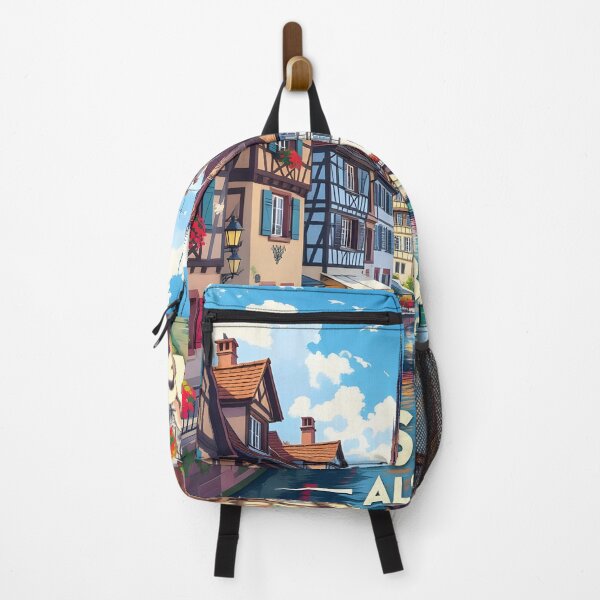 Item preview, Strasbourg, Alsace, France: Vintage-Style Painterly Travel Poster designed and sold by LSVart.
