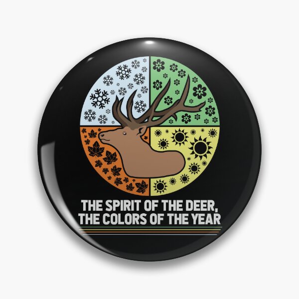 Item preview, The Deer: The Spirit and Colors of the Year designed and sold by VividGraphicCo.