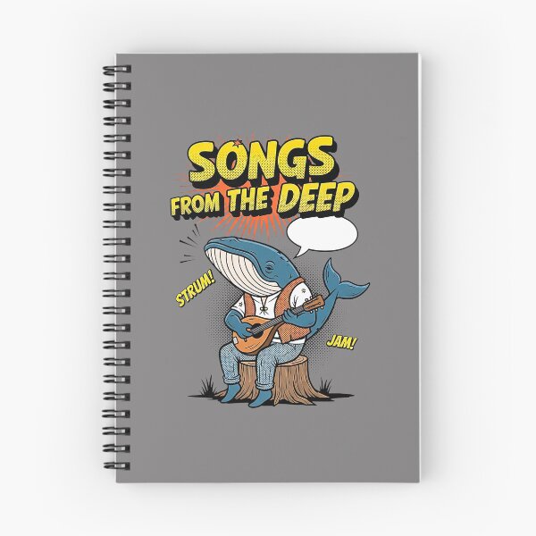 Item preview, Vintage Comic Book Singing Whale Funny Musician designed and sold by SholoStudio.
