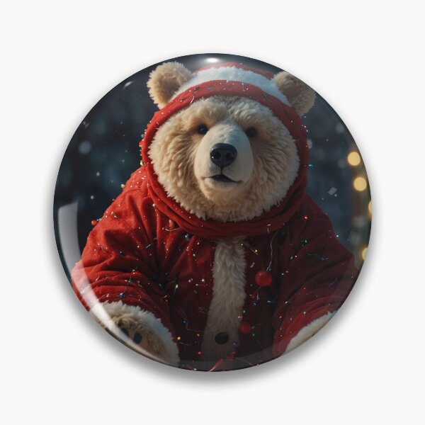 Item preview, Santa The Bear: Festive Charm designed and sold by Aleks894.