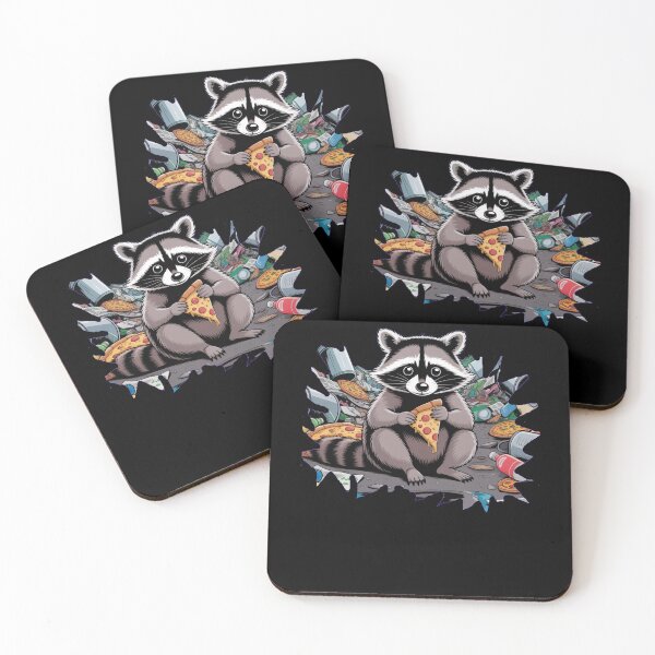 Item preview, Trashed Panda Drunk Raccoon Gift designed and sold by StaticMood.