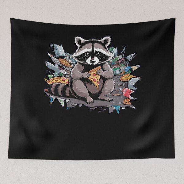 Item preview, Trashed Panda Drunk Raccoon Gift designed and sold by StaticMood.