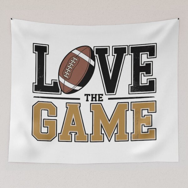 Item preview, Love The Game Football designed and sold by J-CCreations.