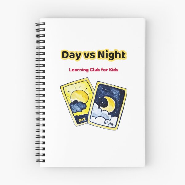 Item preview, Day vs Night – Learning Opposites for Kids | Learning Club for Kids designed and sold by AME Kids Designs.