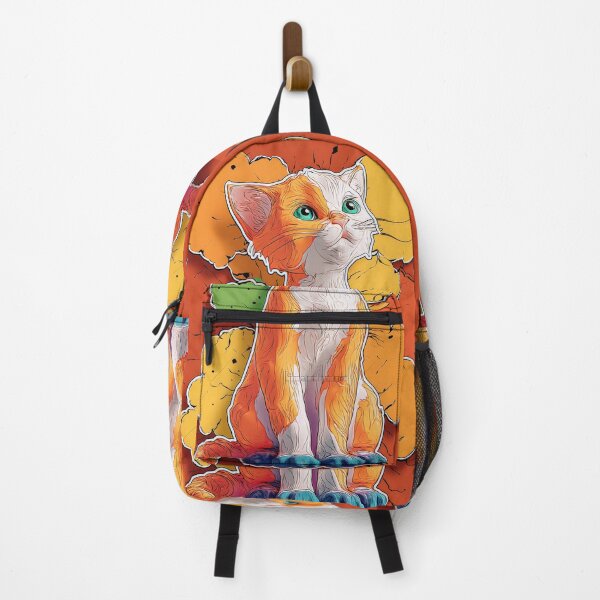 Item preview, Cute Comic Kitten with Speech Bubble Illustration designed and sold by Grafititee.
