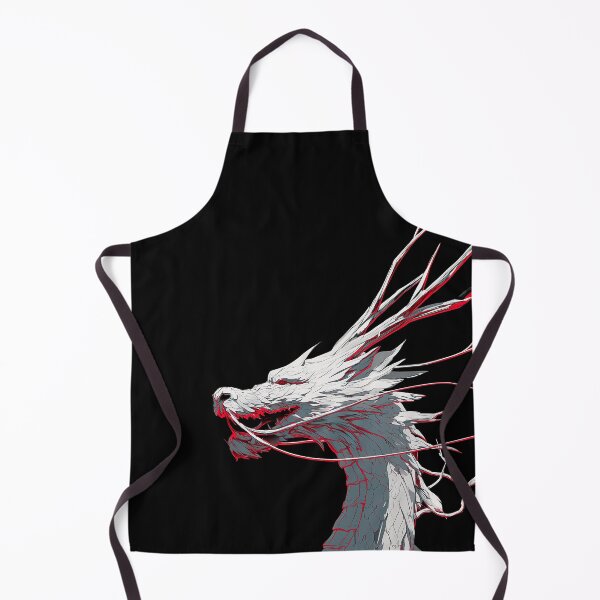 Item preview, Minimalist Japanese Dragon Red and White Phone Wallpaper designed and sold by R&B Art and design.