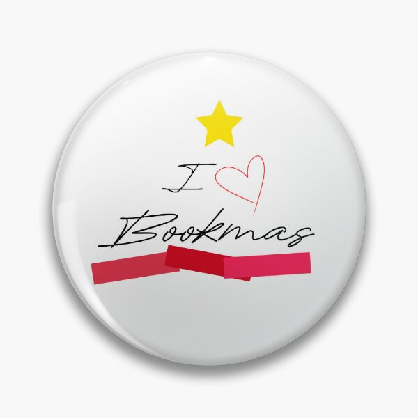 Item preview, I Heart Bookmas - I Love Bookmas - Star with Books Making A Tree designed and sold by TeaLimeTwo.