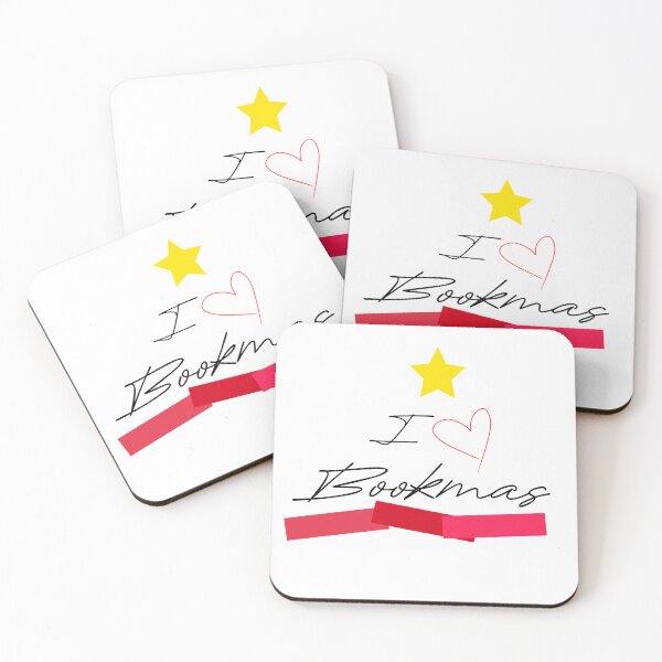 Item preview, I Heart Bookmas - I Love Bookmas - Star with Books Making A Tree designed and sold by TeaLimeTwo.