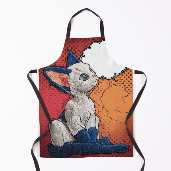 Item preview, Cute Comic Kitten with Speech Bubble Illustration designed and sold by Grafititee.