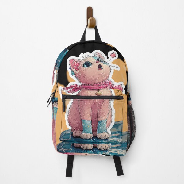 Item preview, Cute Comic Kitten with Speech Bubble Illustration designed and sold by Grafititee.