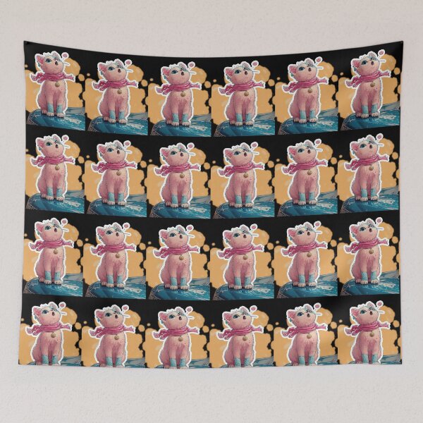 Item preview, Cute Comic Kitten with Speech Bubble Illustration designed and sold by Grafititee.