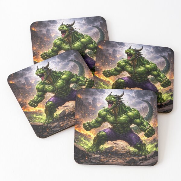 Item preview, Ragebound Colossus Dragon – Superhero Dragon Heroes Art designed and sold by EpicDragons-.