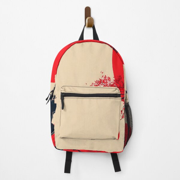 Item preview, Minimalist Samurai Silhouette and Giant Red Sun designed and sold by R&B Art and design.