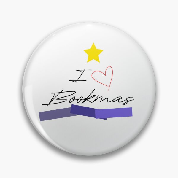 Item preview, I Heart Bookmas - I Love Bookmas - Star with Books Making A Tree designed and sold by TeaLimeTwo.