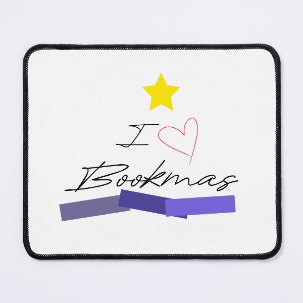 Item preview, I Heart Bookmas - I Love Bookmas - Star with Books Making A Tree designed and sold by TeaLimeTwo.