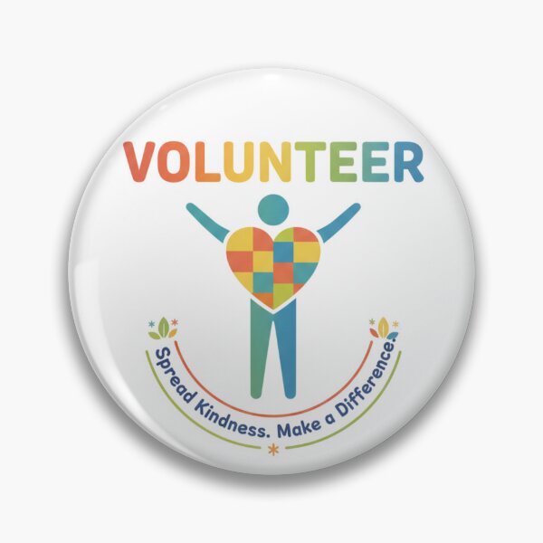Item preview, Volunteer - Spread Kindness, Make a Difference designed and sold by Lia Vina.