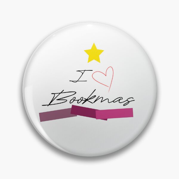 Item preview, I Heart Bookmas - I Love Bookmas - Star with Books Making A Tree designed and sold by TeaLimeTwo.