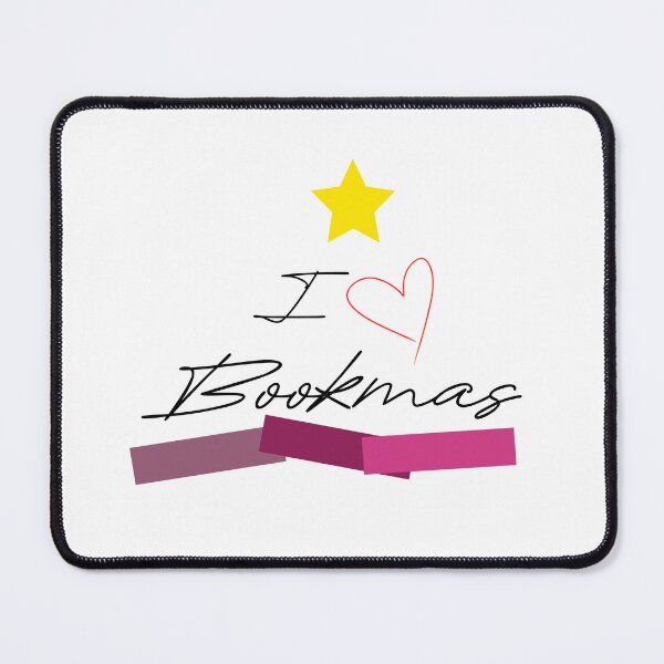 Item preview, I Heart Bookmas - I Love Bookmas - Star with Books Making A Tree designed and sold by TeaLimeTwo.