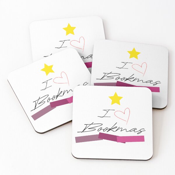 Item preview, I Heart Bookmas - I Love Bookmas - Star with Books Making A Tree designed and sold by TeaLimeTwo.