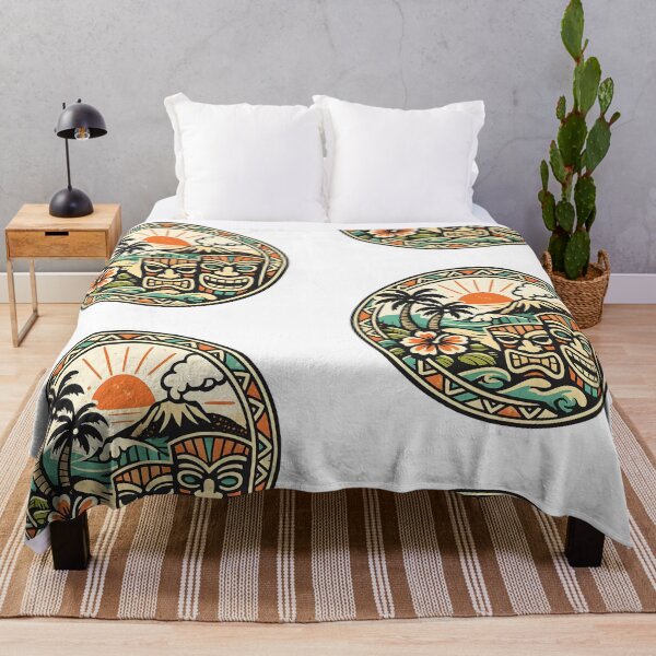 Item preview, Vintage Polynesian – Retro Island Logo designed and sold by Dax Studio.