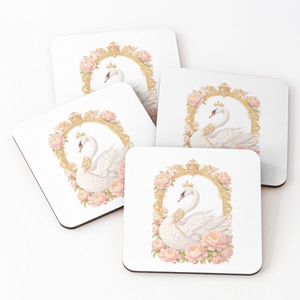 Item preview, Royal Swan Floral Elegance designed and sold by IvannaMoroz.