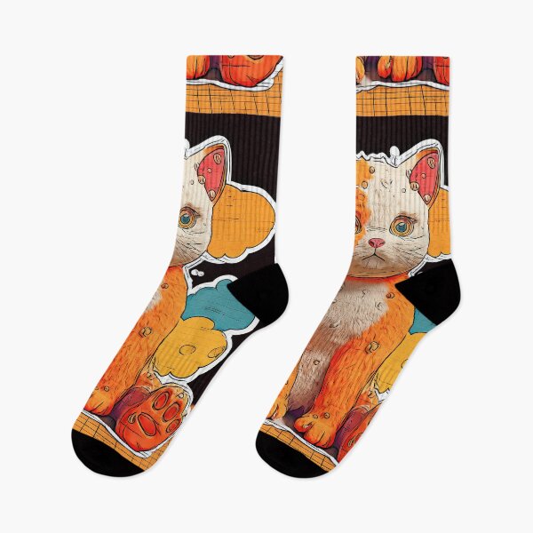 Item preview, Cute Comic Kitten with Speech Bubble Illustration designed and sold by Grafititee.