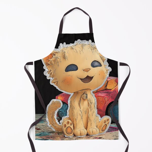 Item preview, Cute Comic Kitten with Speech Bubble Illustration designed and sold by Grafititee.