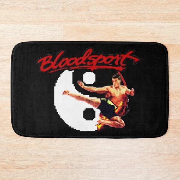 Item preview, Bloodsport Pixel Art – Iconic Kick & Yin Yang | Retro 80s Gaming Poster designed and sold by Wawan35200.