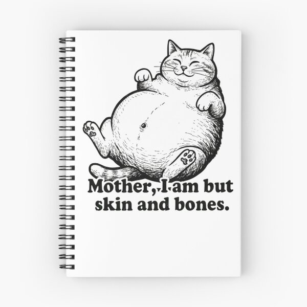 Item preview, Mother I Am But Skin and Bones Funny Cat Mother Classic designed and sold by LHDArtsy.