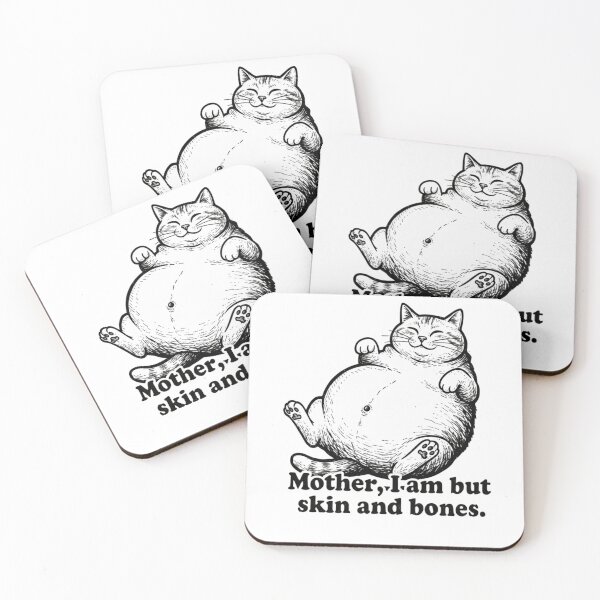 Item preview, Mother I Am But Skin and Bones Funny Cat Mother Classic designed and sold by LHDArtsy.