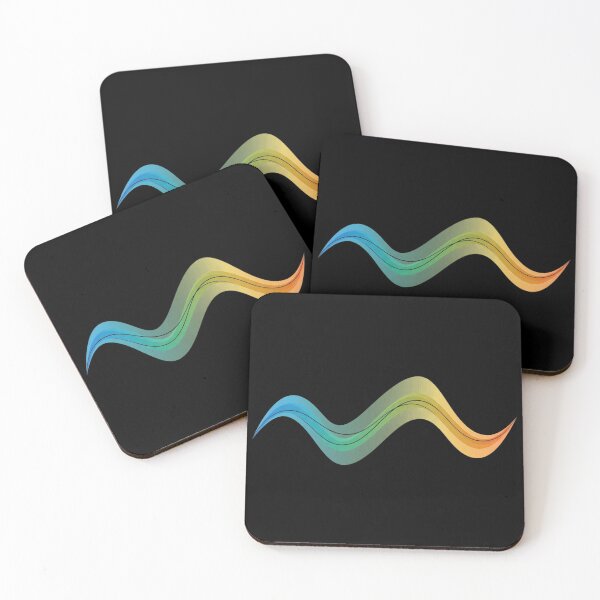 Item preview, Colorful Gradient Wave Form designed and sold by Le Grand Requin.