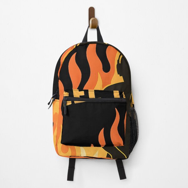 Item preview, Feel the Heat Funny DJ Silhouette EDM Music Festival Fire Graphic designed and sold by DrawHandArt.
