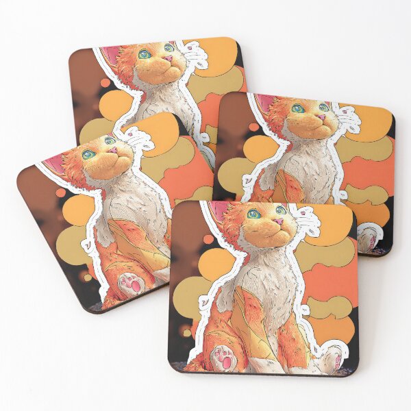 Item preview, Cute Comic Kitten with Speech Bubble Illustration designed and sold by Grafititee.