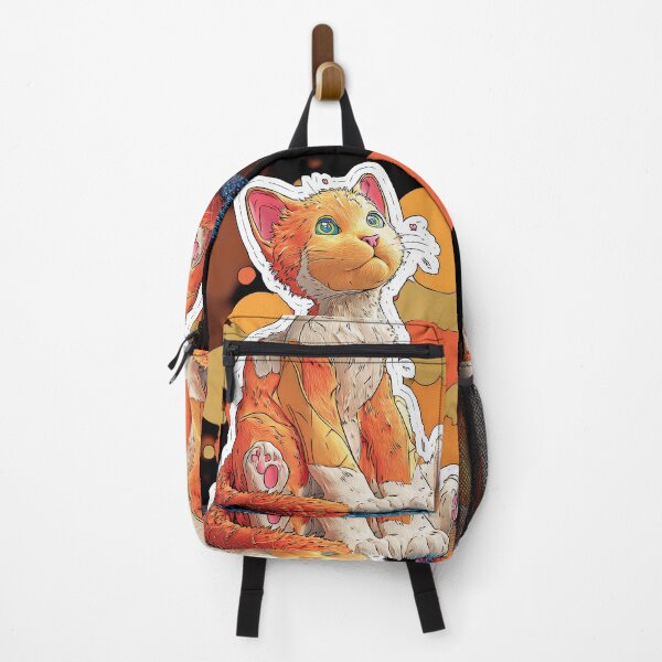 Item preview, Cute Comic Kitten with Speech Bubble Illustration designed and sold by Grafititee.
