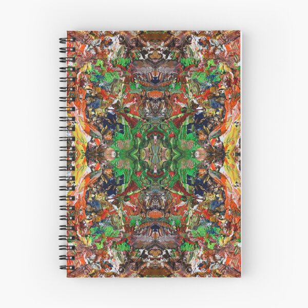 Item preview, The Painting Process Transformed: Chromatic Abstract Pattern designed and sold by LukianArtPrint.