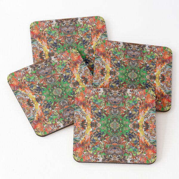 Item preview, The Painting Process Transformed: Chromatic Abstract Pattern designed and sold by LukianArtPrint.