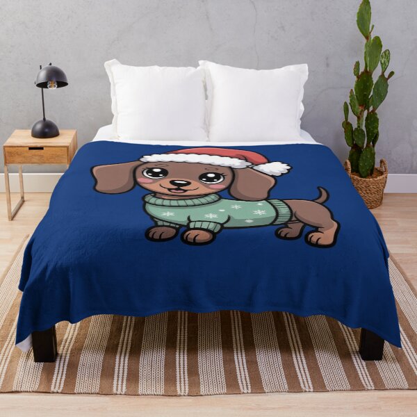 Item preview, Cute Kawaii Dachshund Christmas designed and sold by WikaKowalczyk.