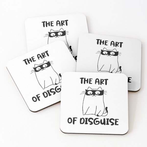 Item preview, the art of disguise cat funny cute designed and sold by MYZA-Designs.