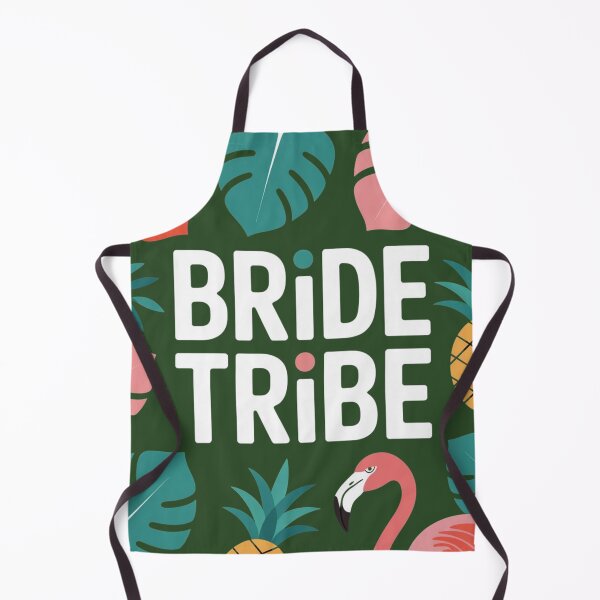 Item preview, Bride Tribe Tropical Design – Fun Bachelorette Party Shirt with Flamingo and Pineapple designed and sold by HappySproutArt.