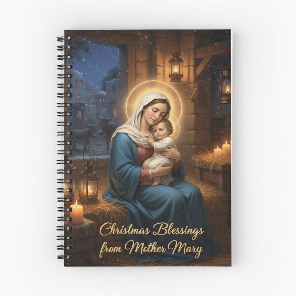 Item preview, Holy Night Blessings from Mother Mary designed and sold by PrintBreeze.