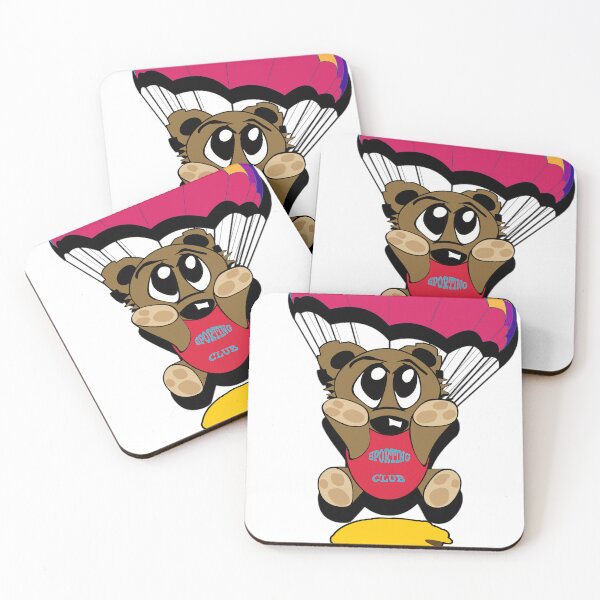 Item preview, Cute Skydiving Teddy Bear Mascot designed and sold by capricedefille.