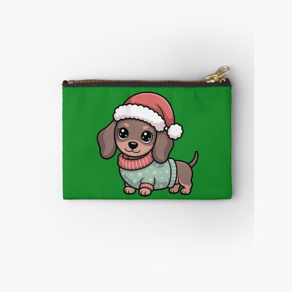 Item preview, Cute Kawaii  Dachshund Christmas  designed and sold by WikaKowalczyk.