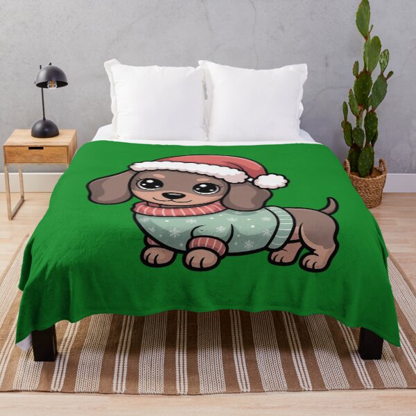 Item preview, Cute Kawaii Dachshund Christmas designed and sold by WikaKowalczyk.