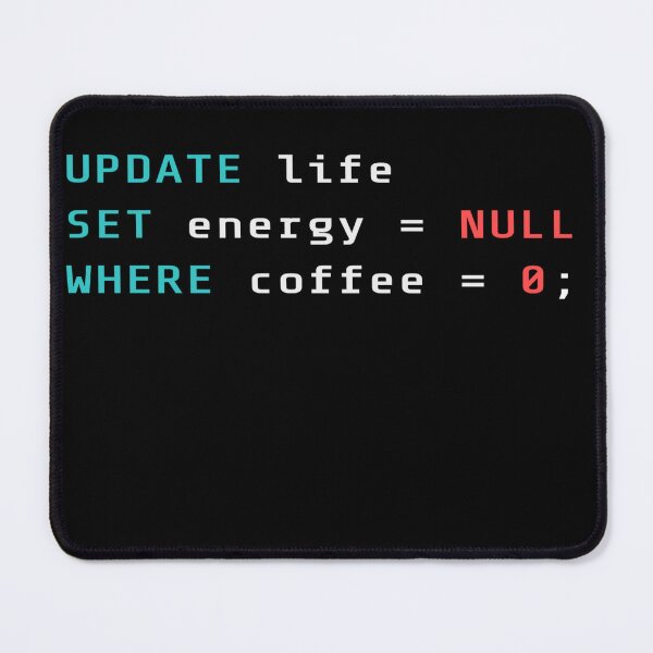 Item preview,  Funny SQL Programmer Humour Design designed and sold by IvayloUzunov.