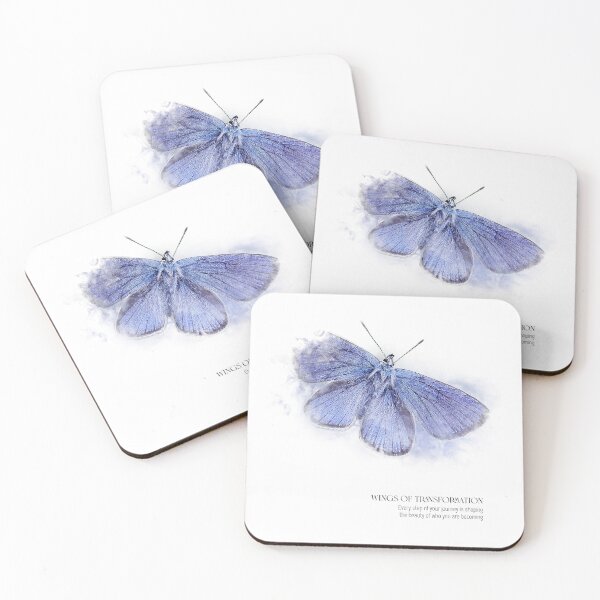 Item preview, Indigo Butterfly | Wings of Transformation  designed and sold by Julia’s Journal Art Greece.