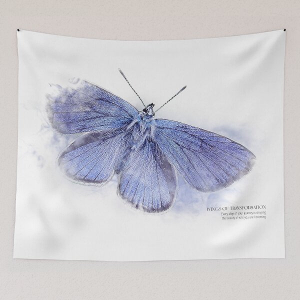 Item preview, Indigo Butterfly | Wings of Transformation  designed and sold by Julia's Art .