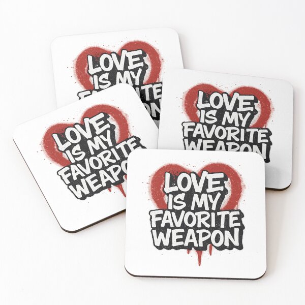 Item preview, Love Is My Favorite Weapon - Graffiti Heart Streetwear Design designed and sold by MKreative Studio.