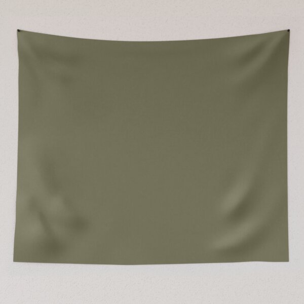Item preview, TOP 100 COLORS — 2026 ✦ NATURE-INSPIRED MODERN - ✨ Mossed Olive ✨ (#6E6B4F) designed and sold by WheelieGdArt.