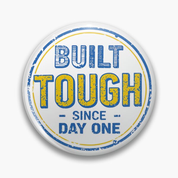 Item preview, Built Tough, Since Day One designed and sold by RisingWolfStudio.