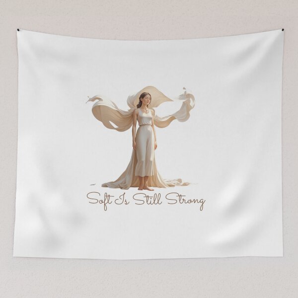 Item preview, Soft Is Still Strong emotional strength designed and sold by SloganSauce.